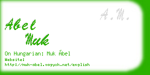 abel muk business card